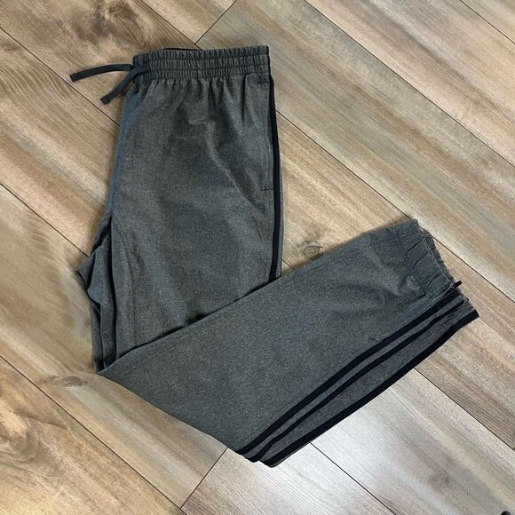 Adidas Grey Athletic Workout Jogger Sweatpants Men XL - Picture 1 of 5